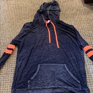 long sleeve light sweatshirt blouse